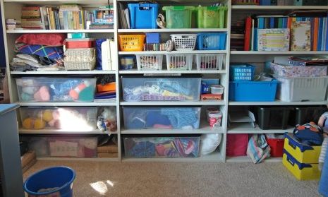 Every classroom needs storage…