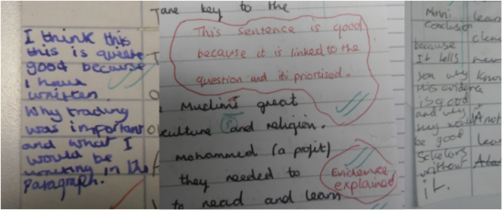 Marking work – a sensible approach.